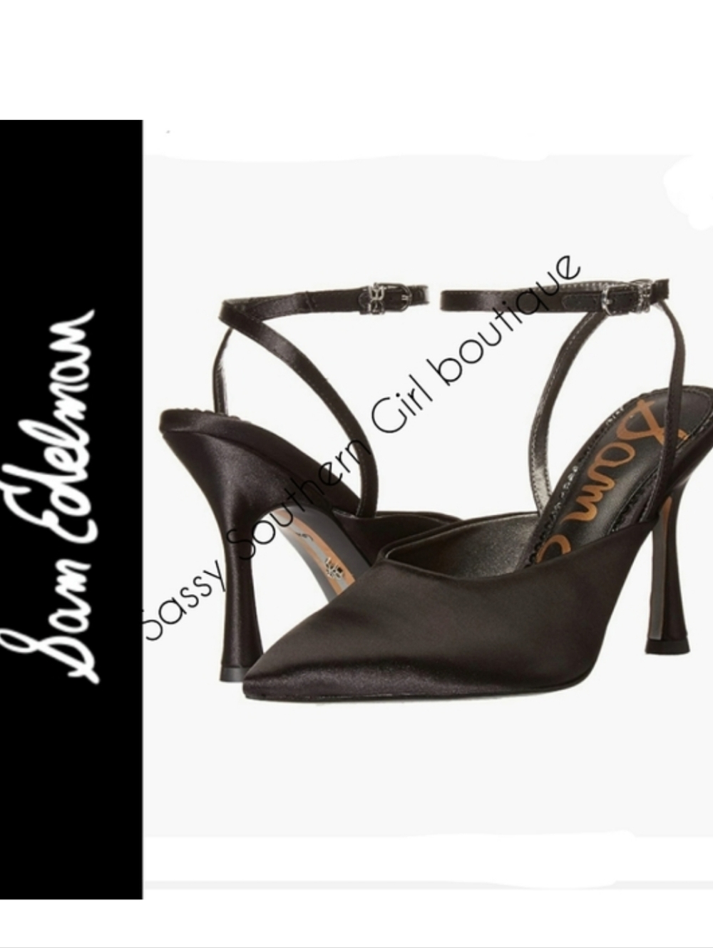 ⭐🆕Sam Edelman black slingback pump